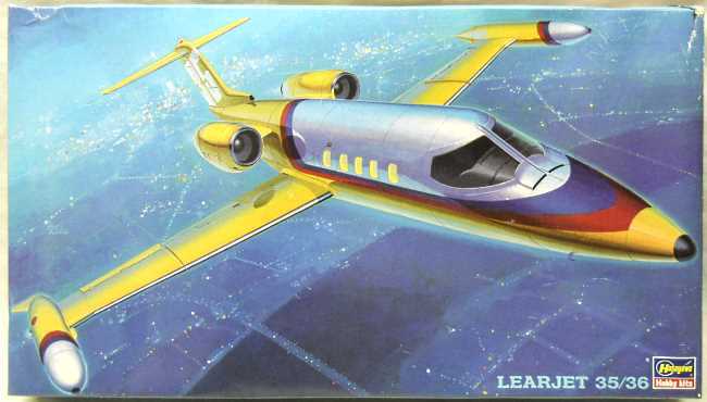 Hasegawa 1/48 Gates Learjet 35/36, VT101 plastic model kit